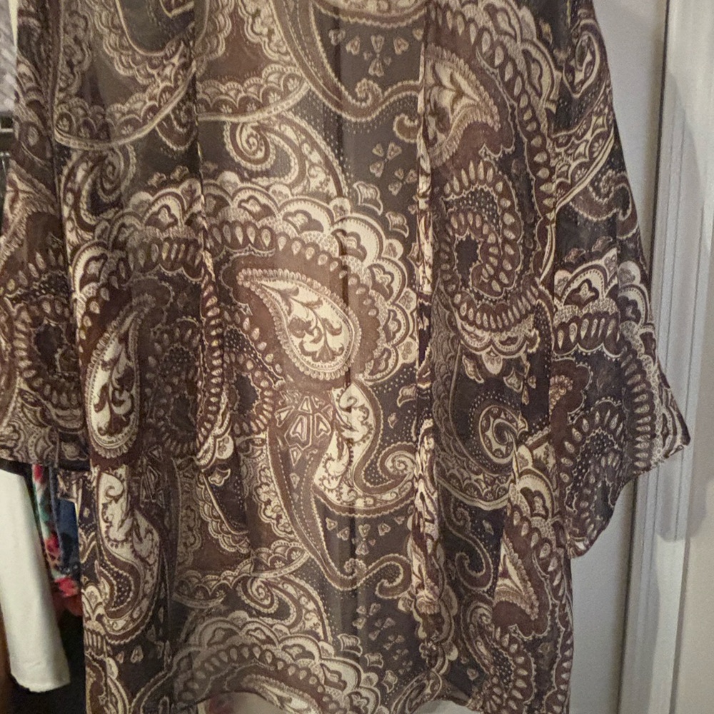 Chicos sheer jacket